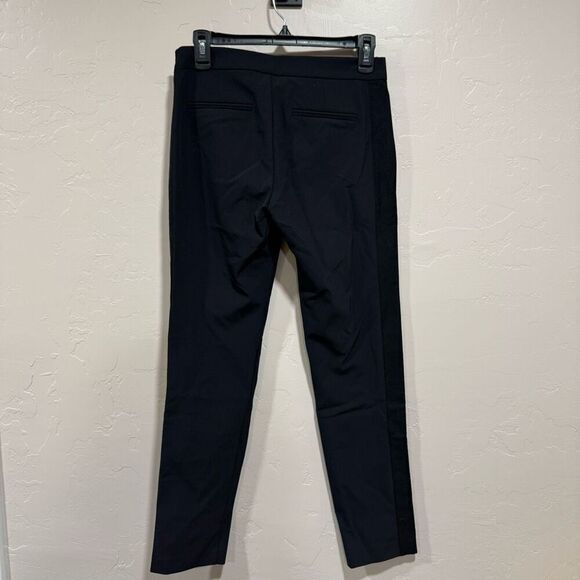Rebecca Taylor Ava Tech Pants Women's Size 4 Black Slim Fit Classy EUC - Picture 4 of 8